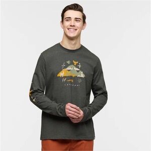 Cotopaxi Men's XL The Solstice Long-Sleeve T-Shirt Woods Green NWT Cotton